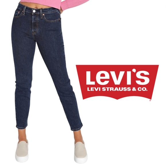 Levi's Wedgie Icon Fit Salsa Dark Stone Skinny - Size 18W - Picture 1 of 16